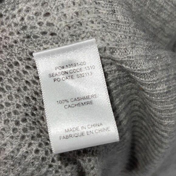 Splendid Womens Knit Ribbed Collar‎ Open Front Cardigan Sweater Light Gray Sz XS - Picture 5 of 7